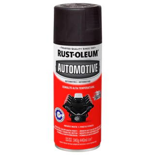 Tinta Spray Alta Temperatura 1093ºC Preto Fosco Rust-Oleum