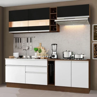 Cozinha Completa Madesa Parma com Armário e Balcão (Sem tampo e Pia) em Oferta na Shopee