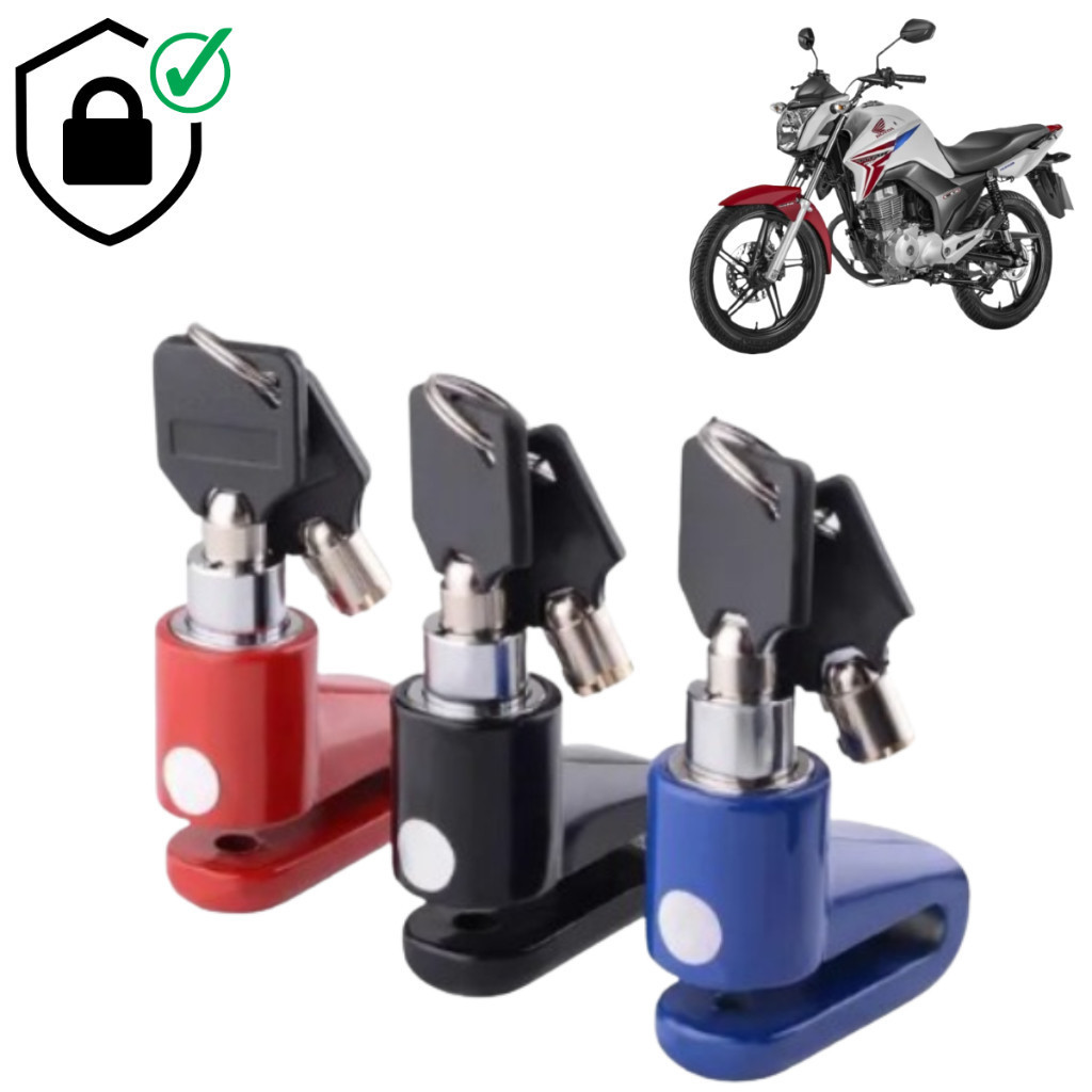 Cadeado De Disco Para Freio Antifurto Moto Universal