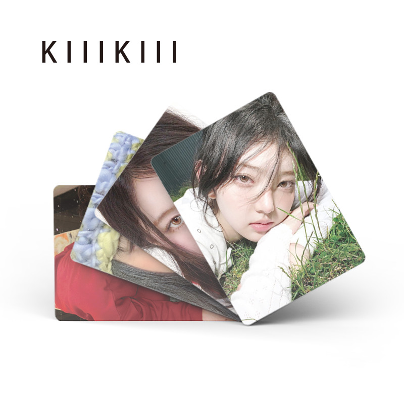 50 Pçs/Caixa KiiiKiii Cartão Laser Photocard Holograma LOMO Álbum