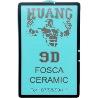Película Premium Huang Cerâmica Fosca HD Para Samsung Galaxy Tab T295 S6 S7 S8 S9 A7 A8 A9 Plus FE Lite / Universal 7 8 9 10 Polegadas - PL18
