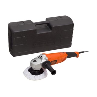 Politriz angular 7" 1300 watts com velocidade variável e maleta - WP1500K - Black + Decker