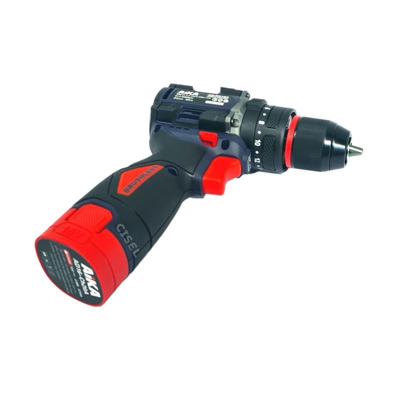 Furadeira Parafusadeira C/ Impacto Aika 16V AD-DR10A - Com 2