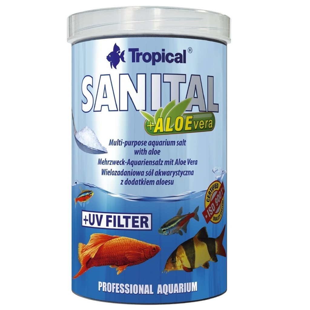 Tratamento Para Peixes - Tropical Sanital Aloe Vera 120gr