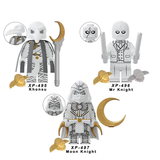 Super Heróis Cavaleiro Da Lua Figuras Do Blocos De Construção De Brinquedos