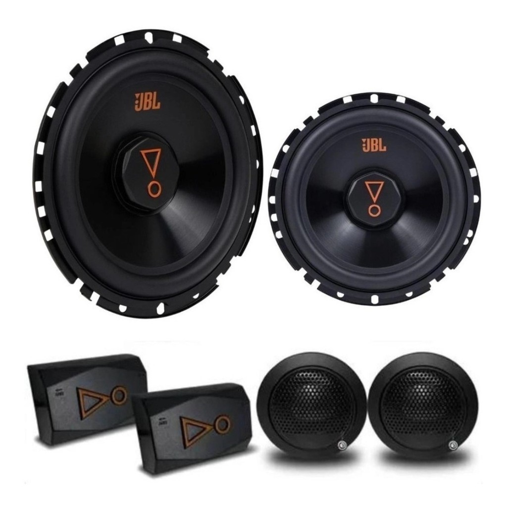 Caixa JBL Ativa Amplificada SW8A-MS 200w + Par Kit 2 Vias JBL