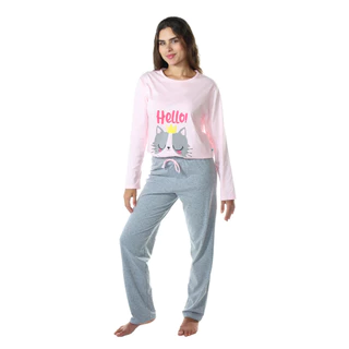 Pijama De Frio Feminino Inverno Gato Empório Do Algodão
