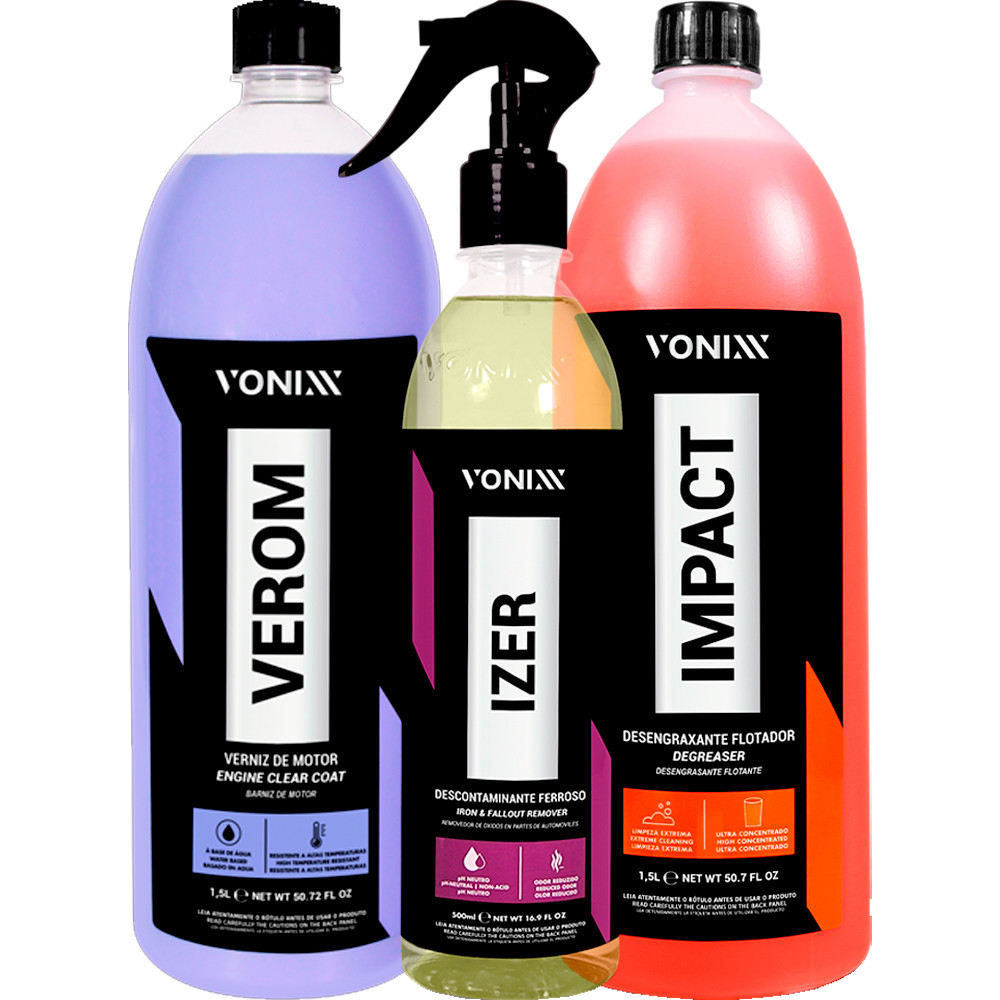 Kit Limpeza Roda Chassi Caixa Roda Verom Impact Izer Vonixx | Shopee Brasil