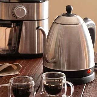 Chaleira Elétrica 1,2L Bico De Ganso Goose 110V Aço Inox