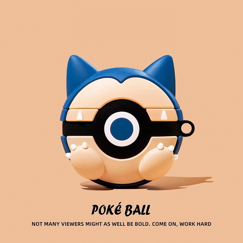 Compatível Com Poke Ball Para Airpods Pro Case Cute 3D Cartoon