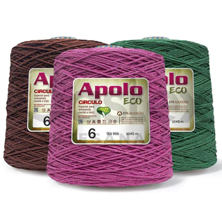 Barbante Apolo Eco Círculo N°6 - 1kg em Oferta na Shopee