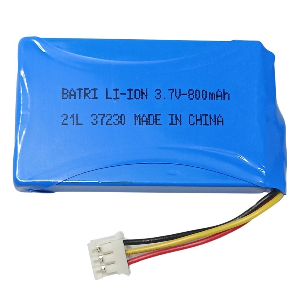 Bateria 3,7v li-on 800mAh 3 Fios 3 Pinos P/ Eletrônicos /45