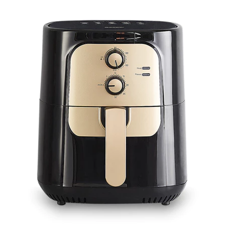 Fritadeira elétrica sem óleo air fryer 5.5l gaabor jumbo family 1400w 127v ou 220v vintage