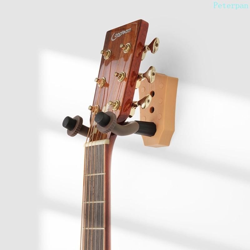 PETE Suporte Gancho Parede Para Guitarra Com Parafusos Fácil Instalar Banjo Mandoli