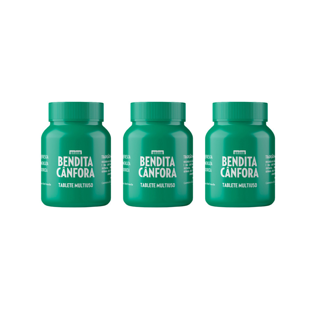 KIT C/ 3 BENDITA CÂNFORA POTE COM 30