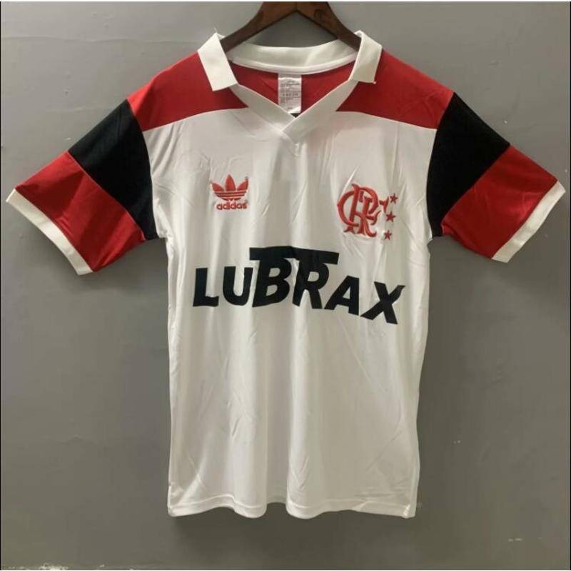 1985-1986 Camisa De Futebol Branco Vintage Mens Away