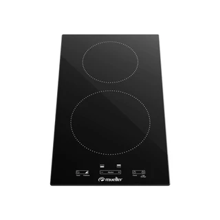 Cooktop Mueller 2 Bocas de Indução com mesa Vitrocerâmica e Painel Touch Control MCI162BG1 220V