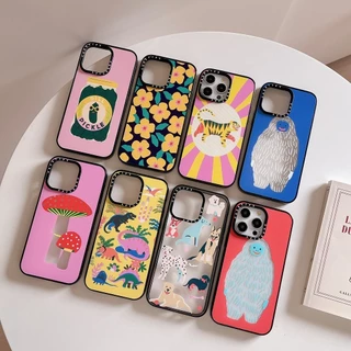 Animais Flores Impacto 2.0 Casetify Caso De Telefone Para iPhone 16 15 14 13 12 11 Pro Max Plus , Duro Claro