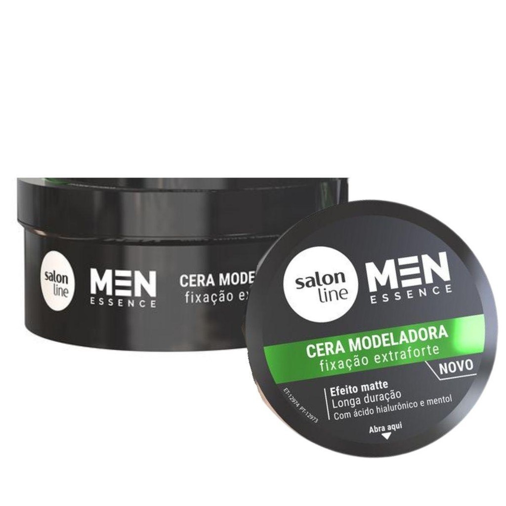 CERA MODELADORA SALON LINE MEN ESSENCE EFEITO MATTE 60G | Shopee Brasil