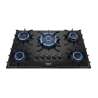 Cooktop 5 Bocas Tripla Chama Vidro Temperado Itatiaia Itamaster Preto - Bivolt