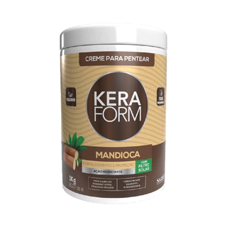 Creme Pentear Mandioca Fortalecimento Protetor Keraform 1Kg