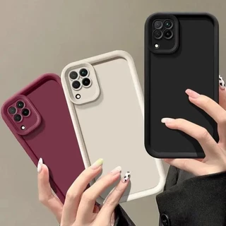 Para Samsung Galaxy A12 Capa A12 M12 F12 A22 4G M32 M22 A22 5G De Silicone Líquido À Prova De Choque