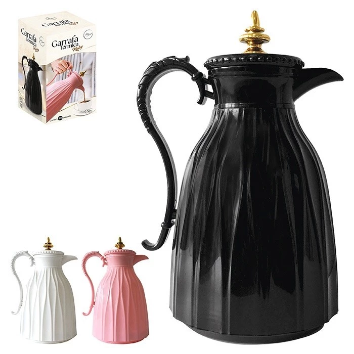 Garrafa Termica 1L Ruby Café Chá Cozinha Quente Frio Servir