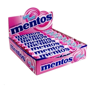 Mentos Drops Tubo Tutti Frutti Perfetti Van Melle C/16 unid