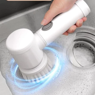 Escova Elétrica Multifuncional Limpador Prático 5 Em 1 Usb Sem Fio Portátil Versátil