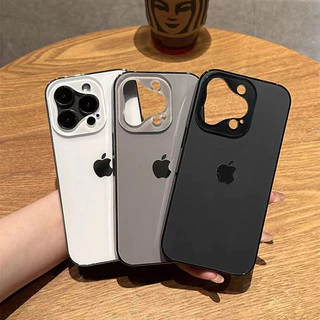Capa Rígida À Prova De Queda Para iPhone 15 14 13 12 11 Pro Max Novo Prisma Oco 16 Proteção De Lente