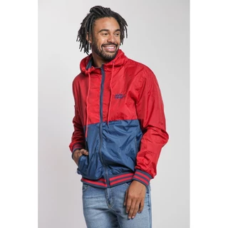 Jaqueta Masculina Corta Vento Confort Polo Wear Vermelho Escuro
