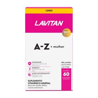 Lavitan Mulher 60 Comprimidos em Oferta na Shopee