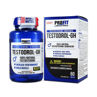 Testodrol Gh 60 Tabletes ProFit Aumento da Testosterona