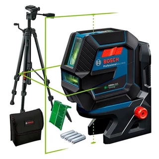 Nível a Laser de Linhas Verdes Com Tripé e Acessórios GCL 2-50G 0601.066.M01 BOSCH