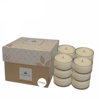 Vela Aromática Premium Algodão C/12 Mini Velas Velitah Brasil