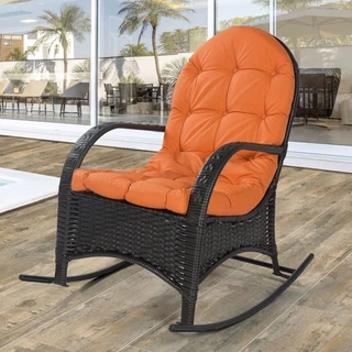 Poltrona para Jardim Imperatriz de Balanço com Almofada Nude - Wj Design