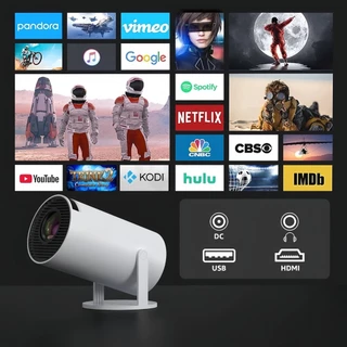Projetor 4k Hy300 Hd 200 Ansi Smart Cinema Bluetooth 5.0 Bivolt Android 11 5G Wifi 6 Envio Imediato.