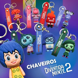 Chaveiro Divertidamente 2 😍 | Leve Sua Emoção Favorita ✨ Presente Criativo e Fofo 🎁 | Escolha o Seu! 🧡💙💚💜#Expresse em Oferta na Shopee