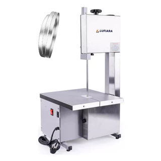 Serra Fita Lufiara Inox para Açougue e Mercearia Bivolt Bancada Corte de Carne e Osso em Oferta na Shopee