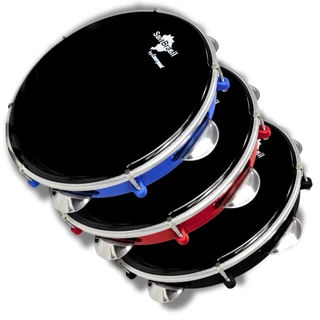 Pandeiro Profissional 10" Pele Nylon Sambrasil Liverpool Leitosa