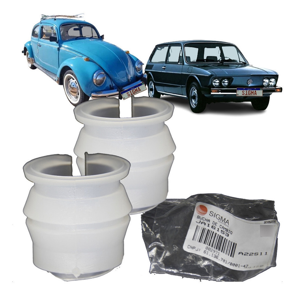 Kit Par Bucha Varão Trambulador Câmbio Fusca Brasilia | Shopee Brasil