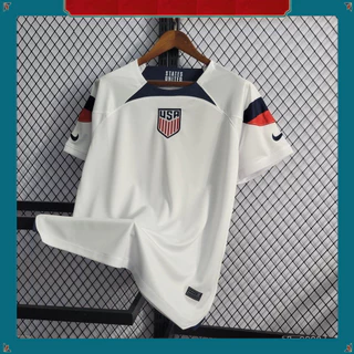 Camisa de time 2022 E-U Casa Branco Camisa De Futebol 【Frete grátis】