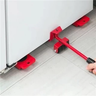 Aparelho Movedor Móveis Pesado Fácil Levantador Materiais Kit 5 Peças Sliders