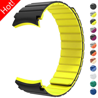 Sem Lacunas Pulseira Magnética De Silicone Para Relógio Samsung Galaxy 6 5 4 40mm 44mm 6 4 Clássico 43mm 47mm 42mm 46mm De Banda 5Pro 45mm