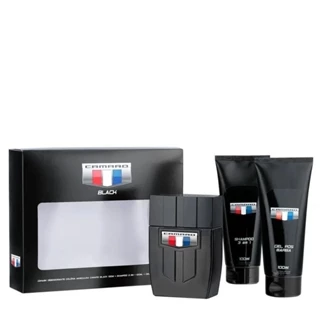 Kit Camaro Black (Deo colônia 100ml + Shampoo 100ml + Gel pós barba 100ml)