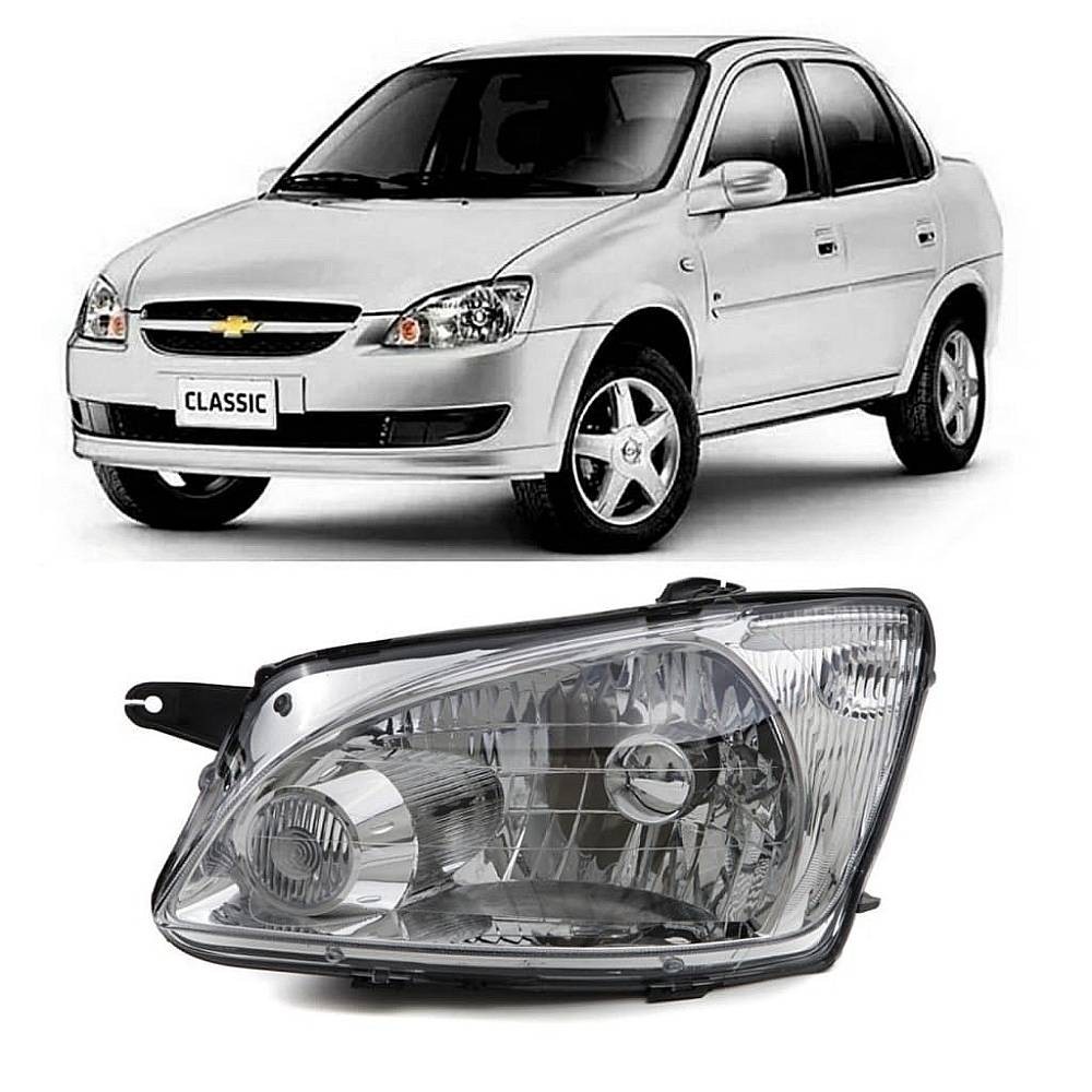 Farol Corsa Classic 2011/2015 Esquerdo Arteb | Shopee Brasil
