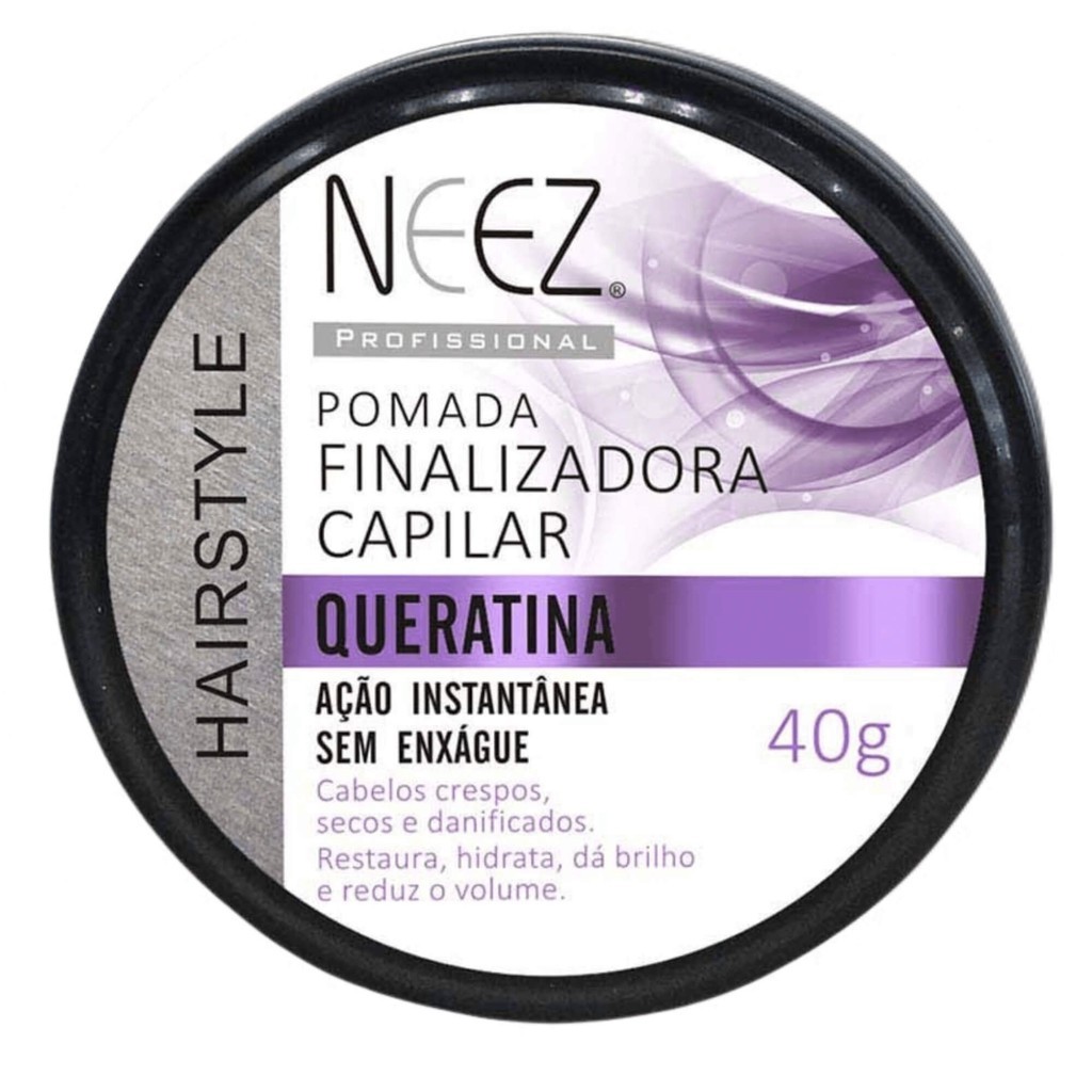 Neez Pomada Finalizadora Queratina 40g | Shopee Brasil