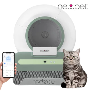 Newpet 65L Auto-limpeza Caixa de Areia Fechada para Gato Kit Mec Pet Banheiro Toalete