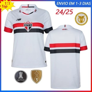 São Paulo Camisa Da Equipe De Futebol 2024/2025 Branco Home Top 1 : 1