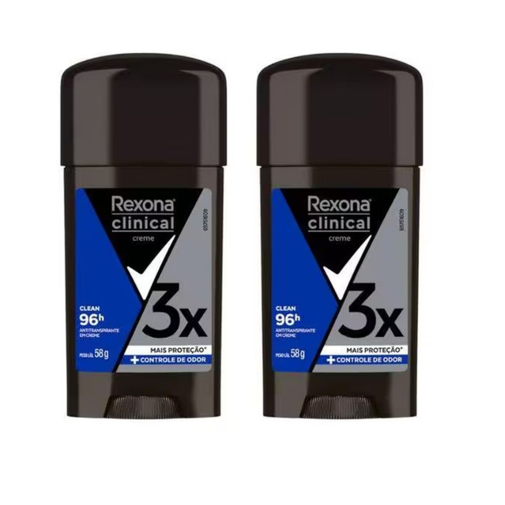 Rexona Clinical Creme Antitranspirante Masculino 58g